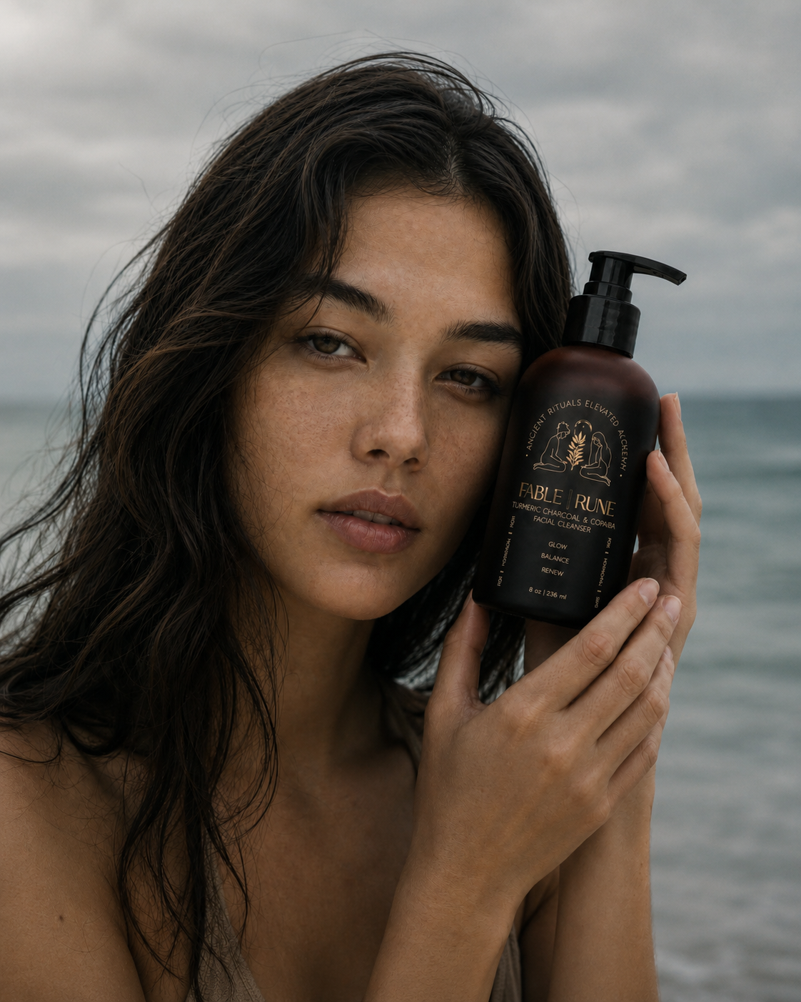 Face Cleanser for Hormonal Acne | Turmeric Charcoal Cleanser
