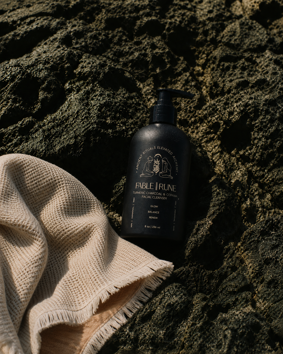 Face Cleanser for Hormonal Acne | Turmeric Charcoal Cleanser