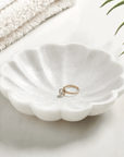 FABLERUNE Add Ons MARBLE FLOWER SOAP DISH