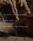 SMOKED VANILLA & REDWOOD CANDLE