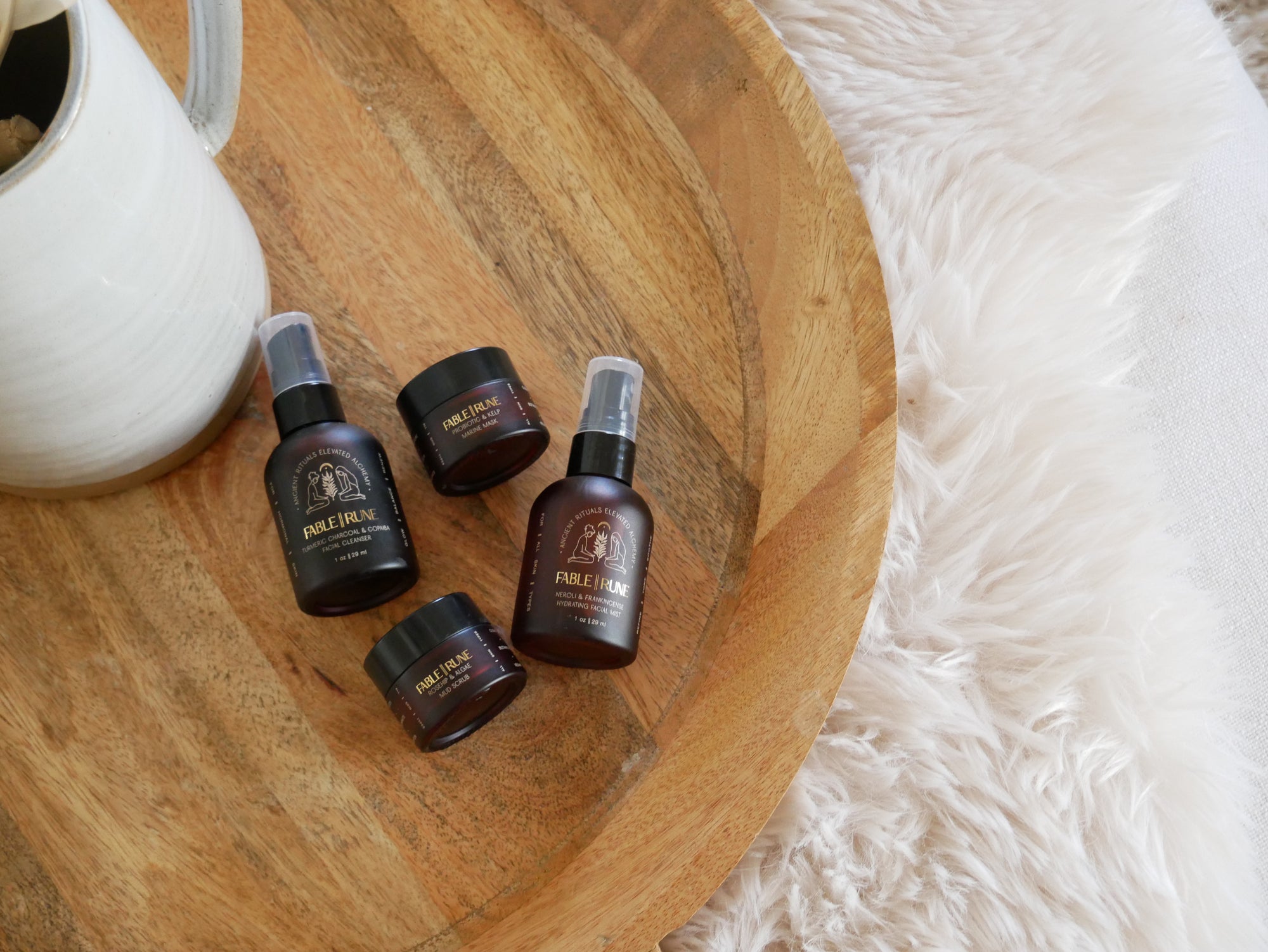 Travel Size Natural Skincare Set for Every Skin Type | Mini Ritual Skincare Set