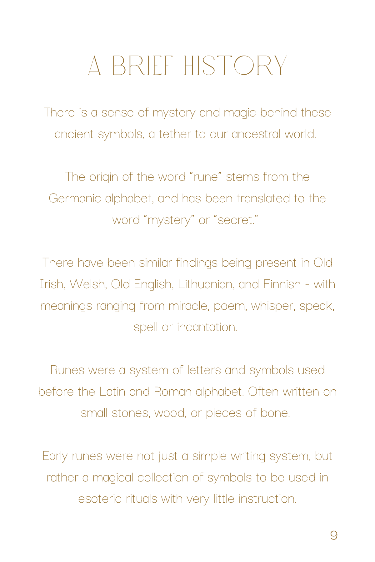 THE FABLE BOOK OF RUNES