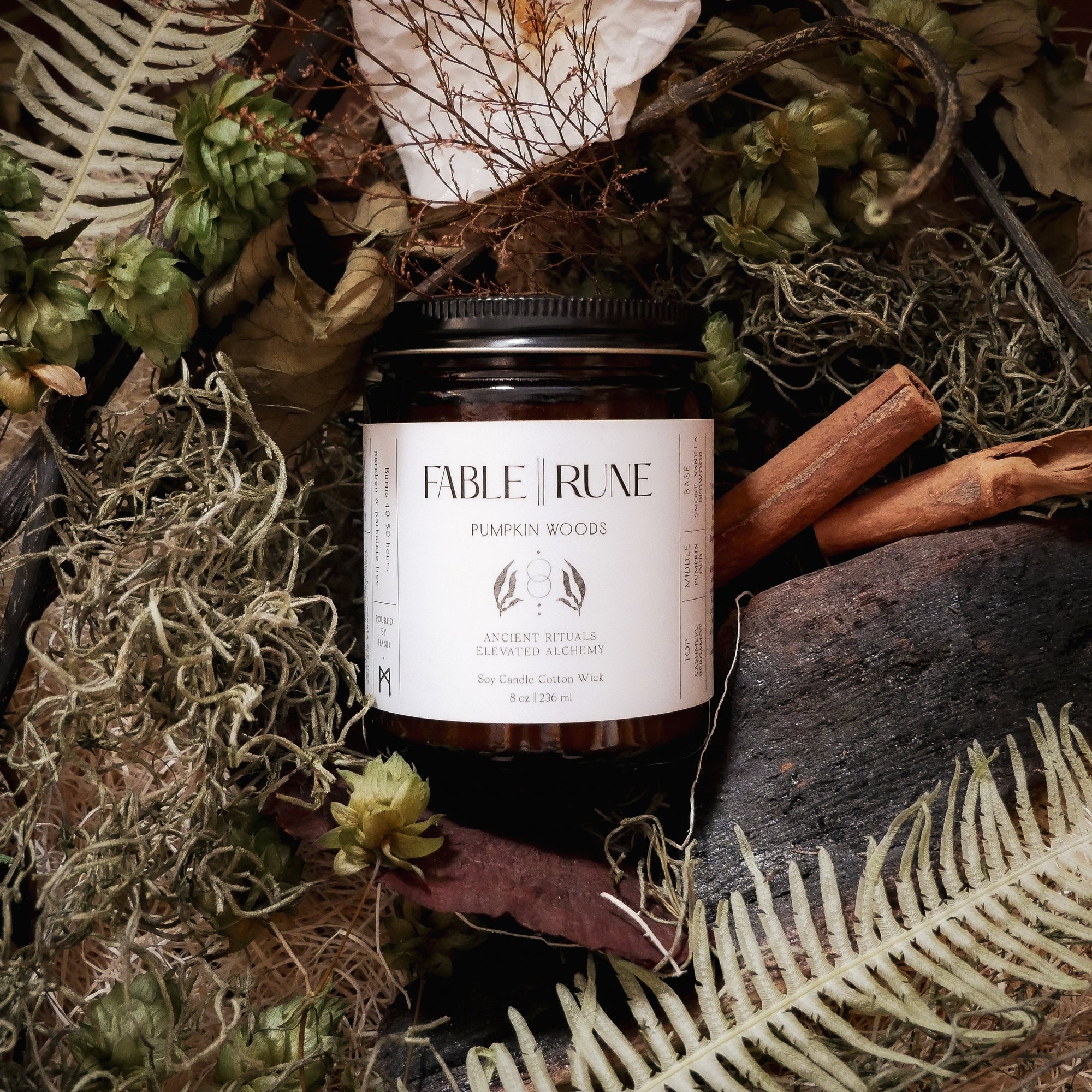 PUMPKIN WOODS SOY CANDLE (SEASONAL)