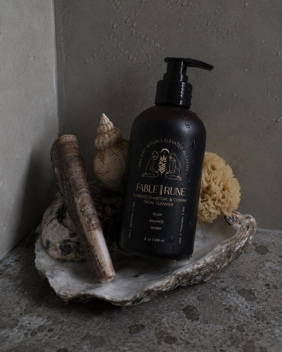 Face Cleanser for Hormonal Acne | Turmeric Charcoal Cleanser