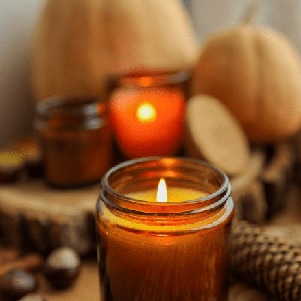 FABLERUNE Candle 8 oz PUMPKIN WOODS SOY CANDLE