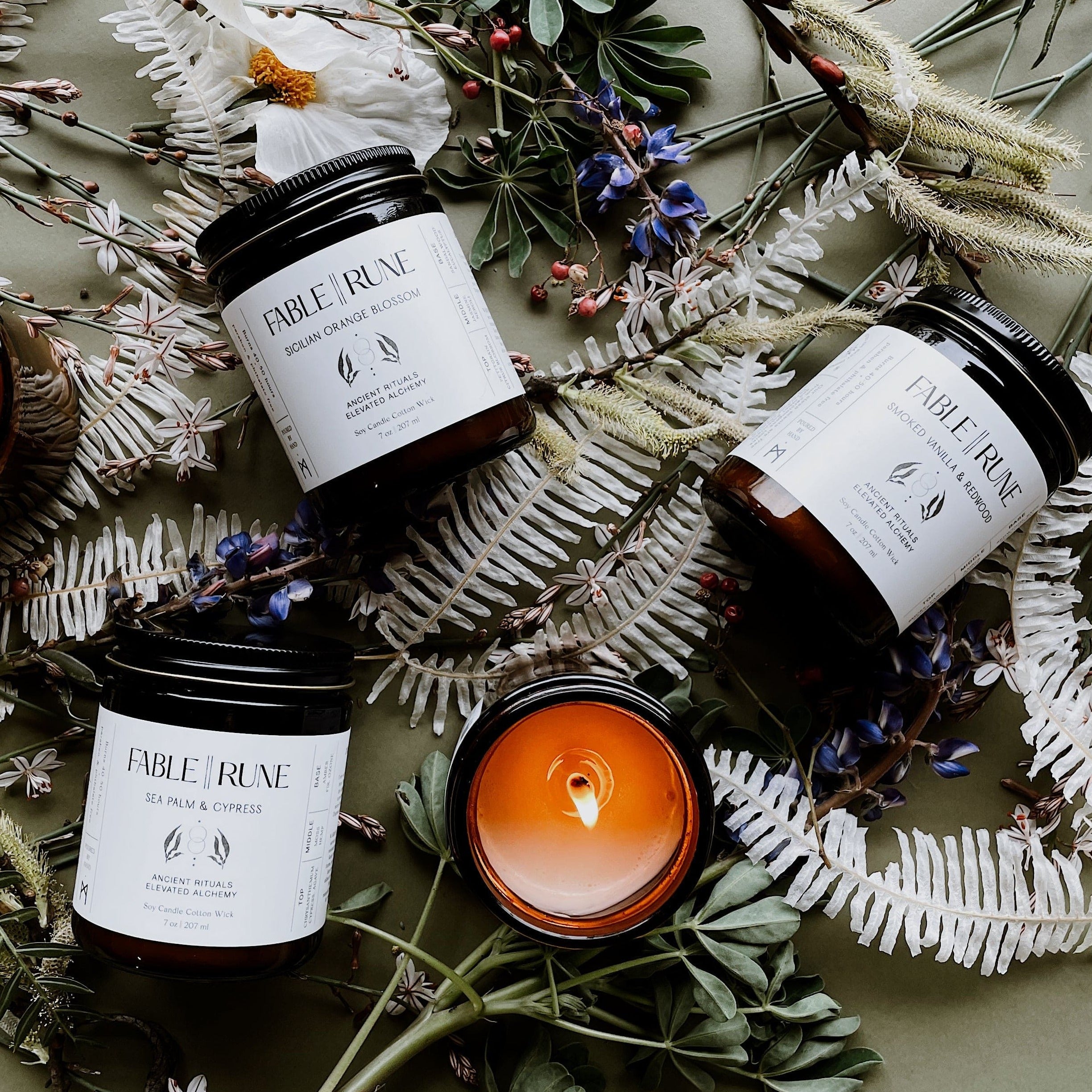 FABLERUNE Candles QUARTERLY (3) CANDLE SUBSCRIPTION