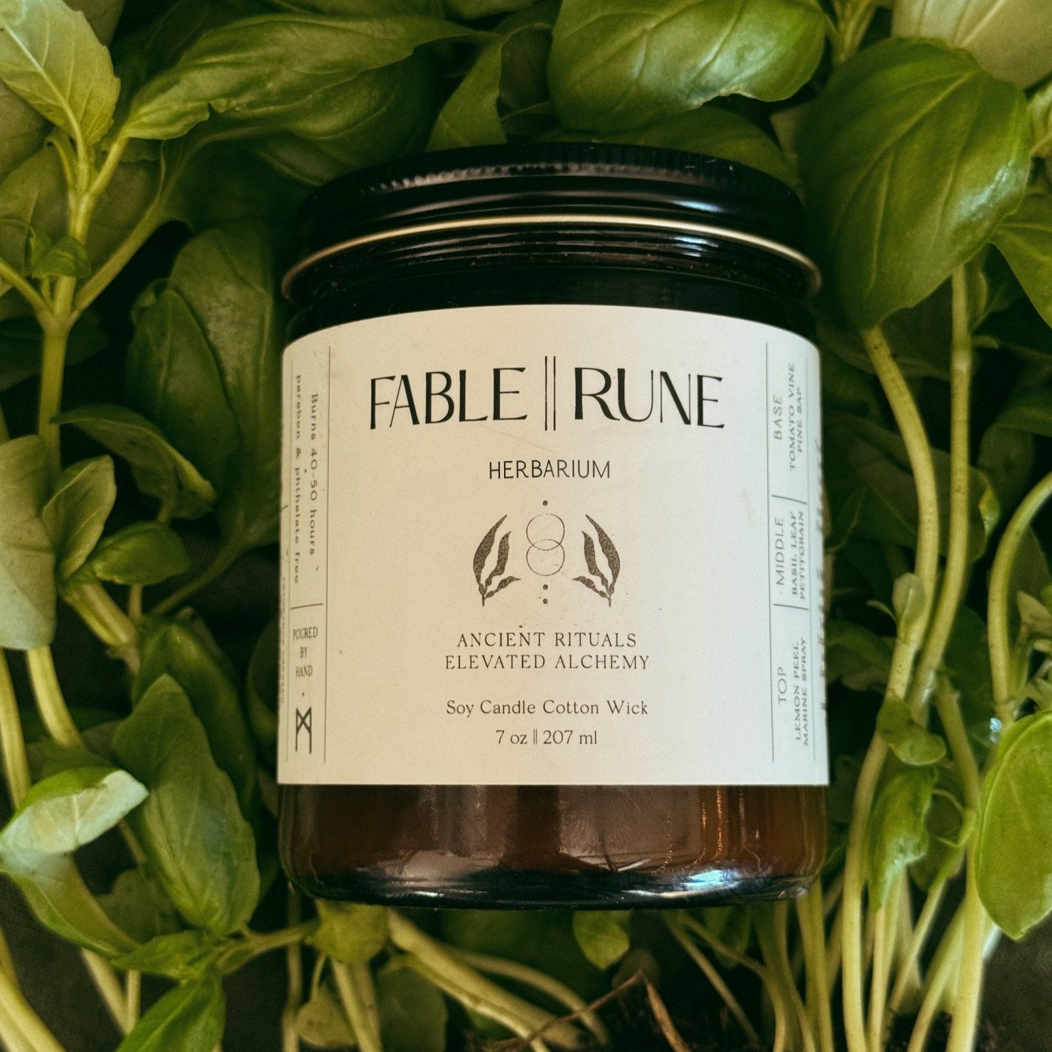 FABLERUNE - HERBARIUM SOY CANDLE - Candle - FG - CAND - HERB - 008