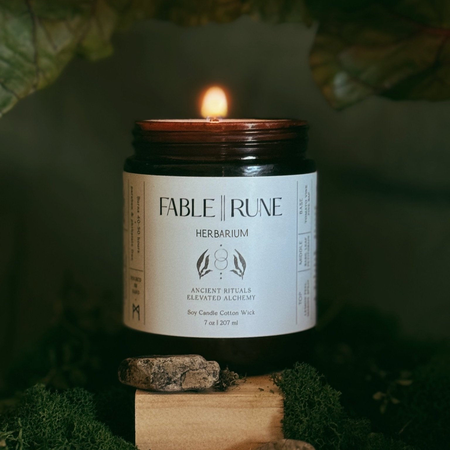 FABLERUNE - HERBARIUM SOY CANDLE - Candle - FG - CAND - HERB - 008