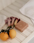 FABLERUNE - ROSE CLAY & LAVENDER GOATS MILK SOAP - Bar Soap - FG - BARS - RCLA - 004