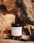 FABLERUNE - SMOKED VANILLA & REDWOOD SOY CANDLE - Candle - FG - CAND - SMOK - 008