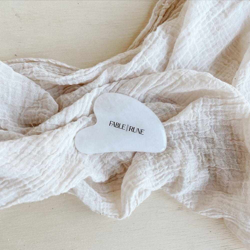 WHITE JADE GUA SHA
