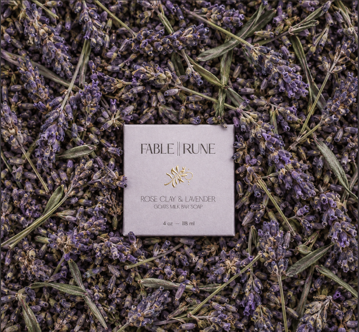 ROSE CLAY &amp; LAVENDER GOATS MILK SOAP